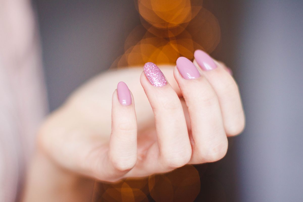 Finished nail set at Luxe Nails